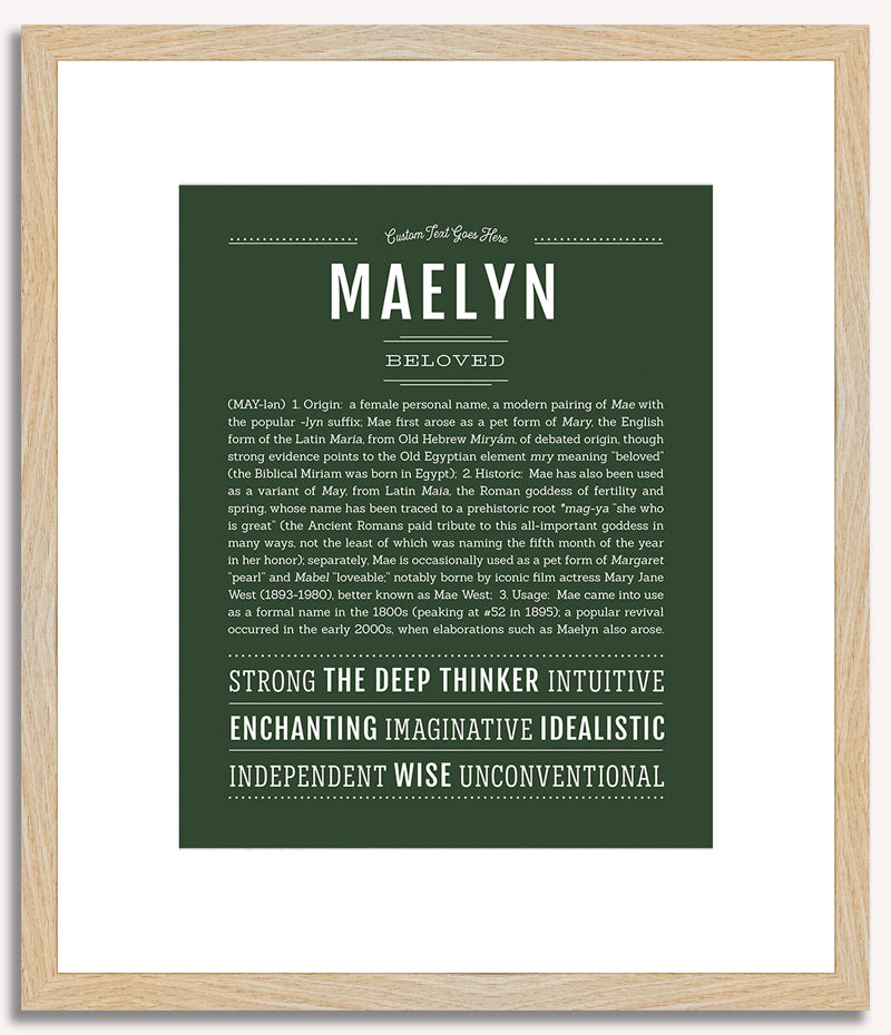 Maelyn | Name Art Print