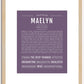 Maelyn | Name Art Print