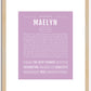 Maelyn | Name Art Print