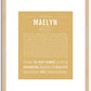 Maelyn | Name Art Print