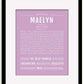 Frame Options | Lilac | Black Frame, Matted