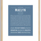 Maelyn | Name Art Print