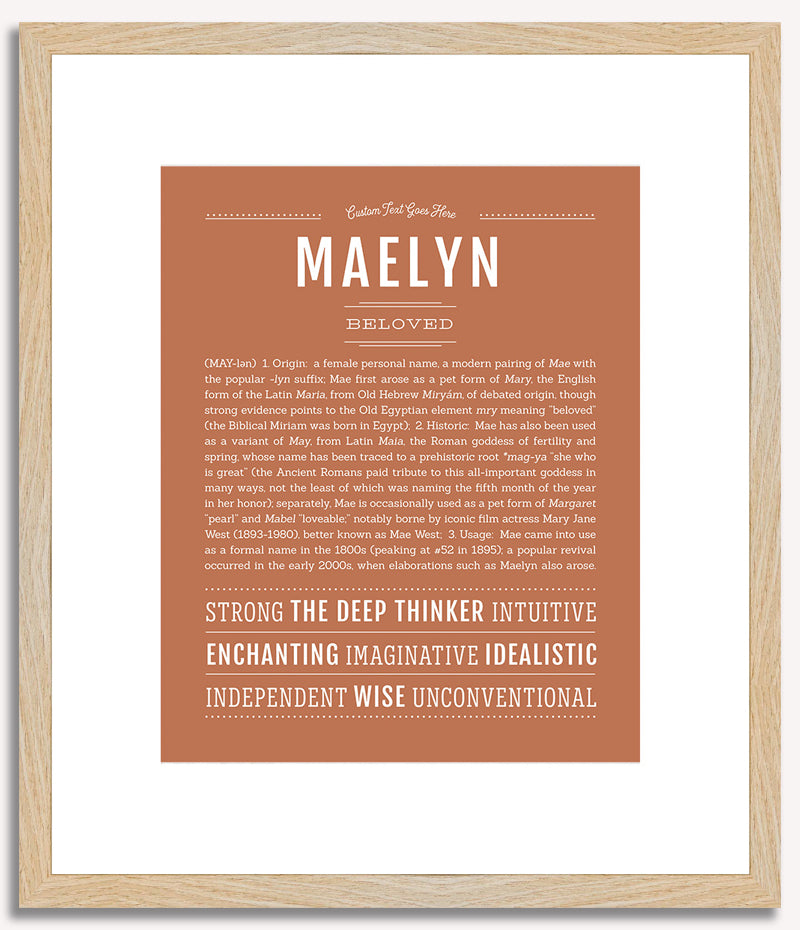 Maelyn | Name Art Print