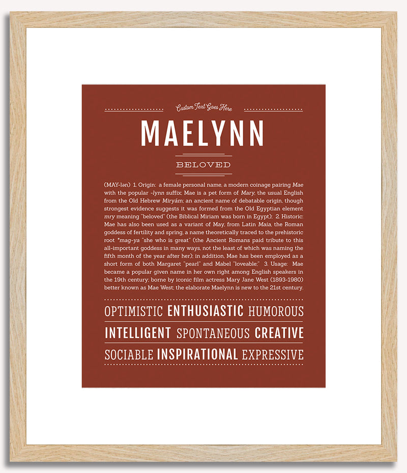 Maelynn | Name Art Print