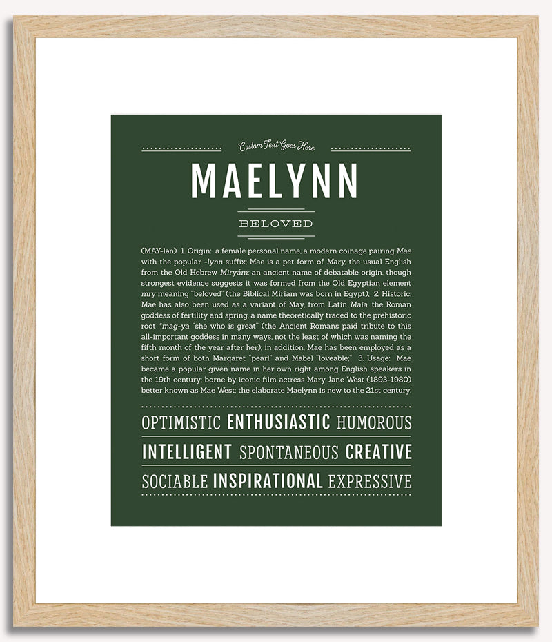 Maelynn | Name Art Print