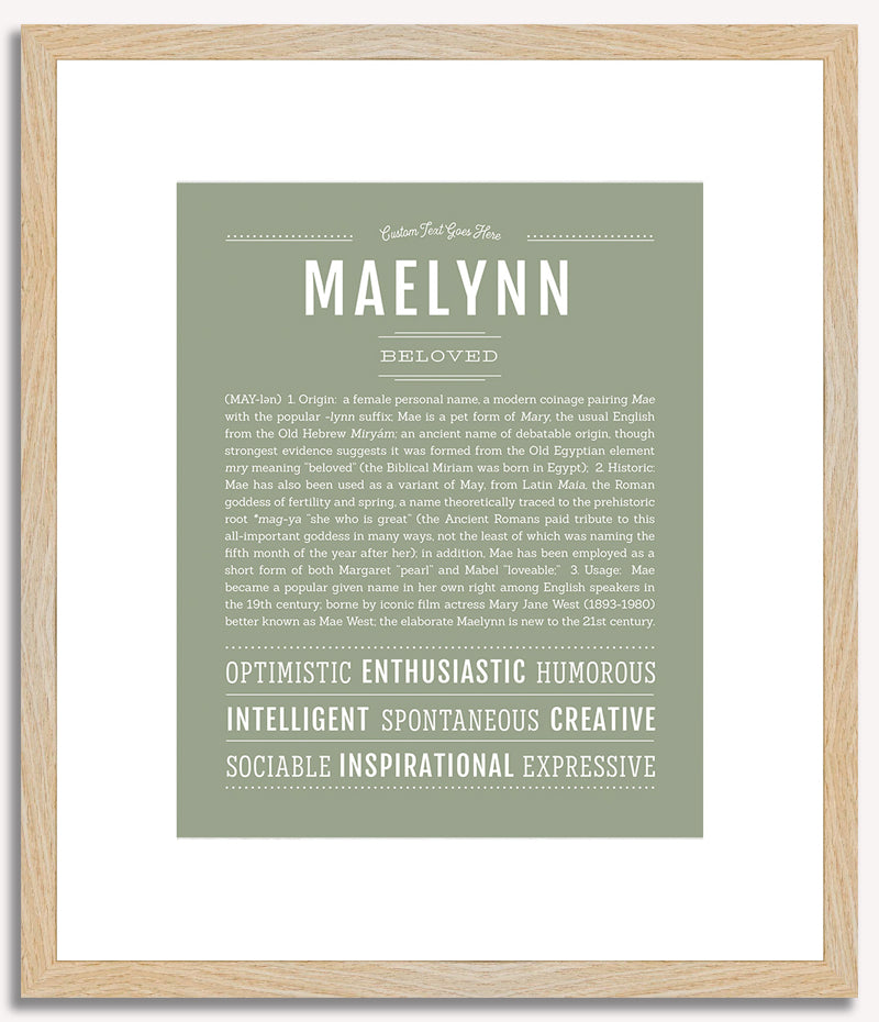 Maelynn | Name Art Print