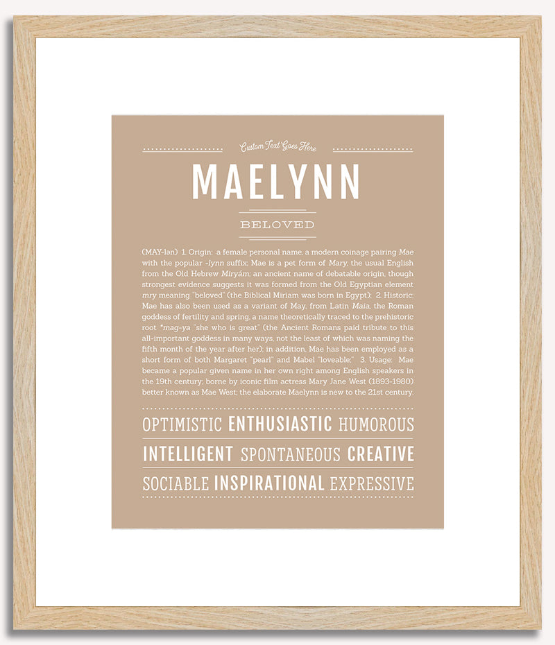 Maelynn | Name Art Print