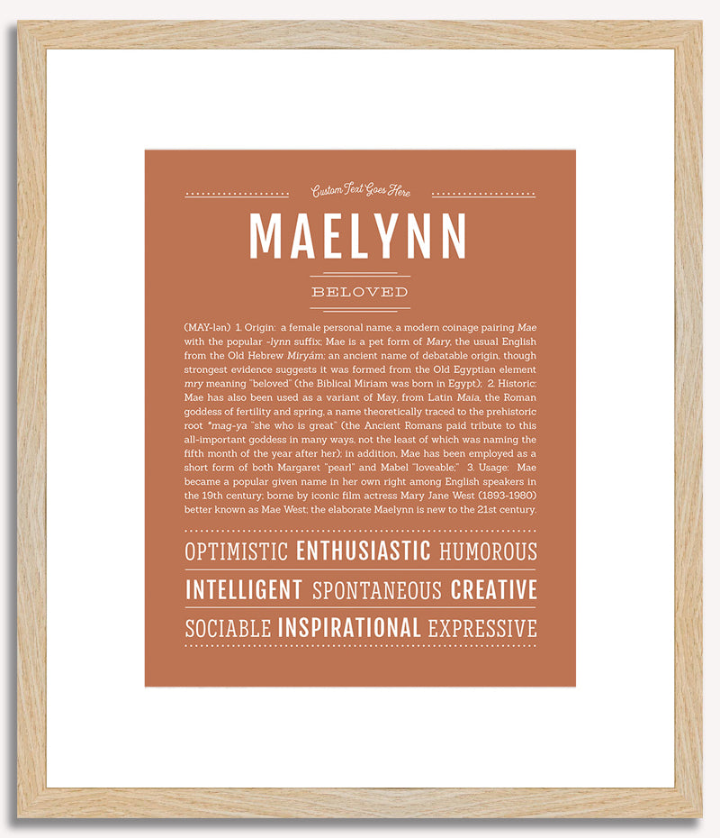 Maelynn | Name Art Print