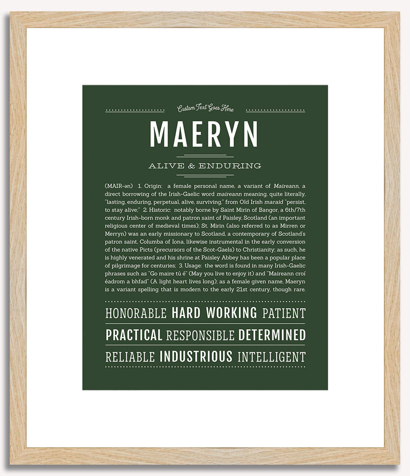 Maeryn | Name Art Print