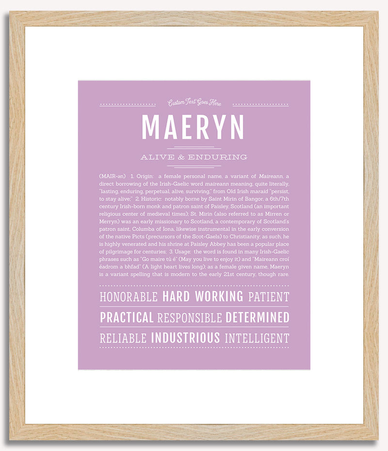 Maeryn | Name Art Print