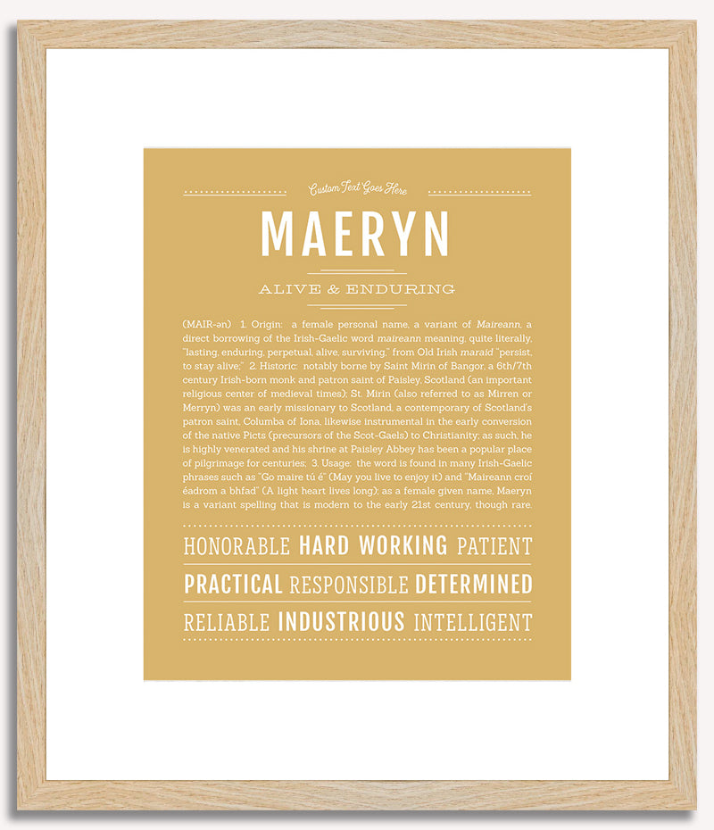 Maeryn | Name Art Print