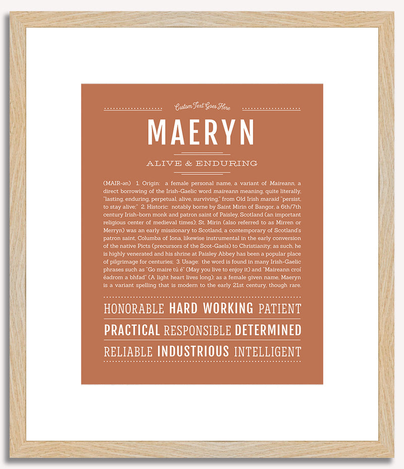 Maeryn | Name Art Print