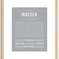 Maesen | Name Art Print