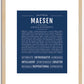 Maesen | Name Art Print