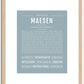 Maesen | Name Art Print