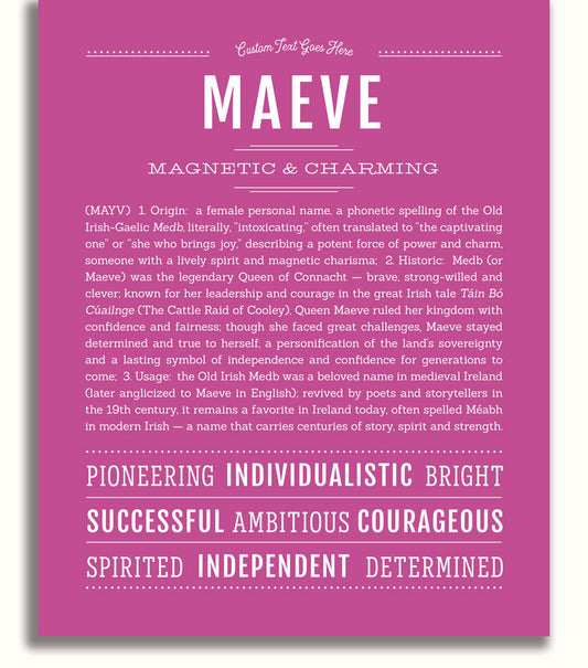 Frame Options | Dark Pink | White Frame, Matted