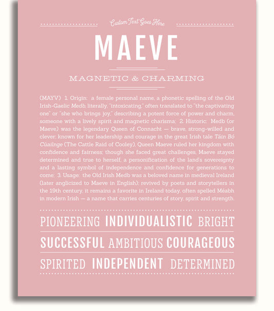 Frame Options | Dusty Rose | White Frame, Matted