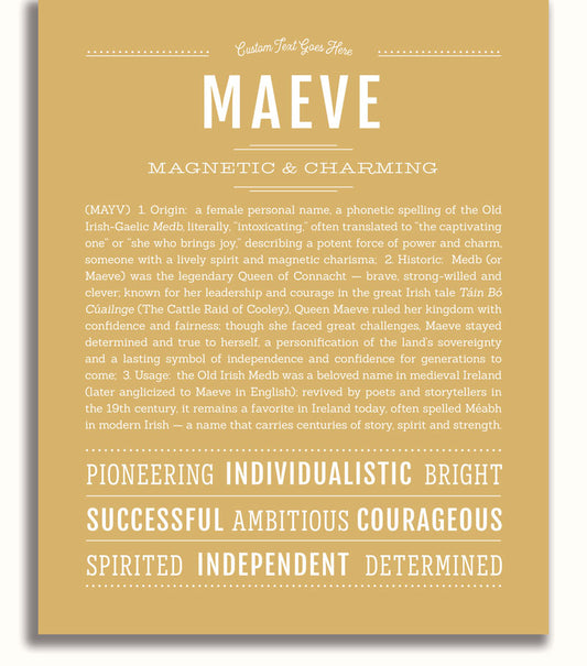 Frame Options | Matte Gold | White Frame, Matted