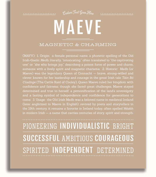 Frame Options | Tan | White Frame, Matted