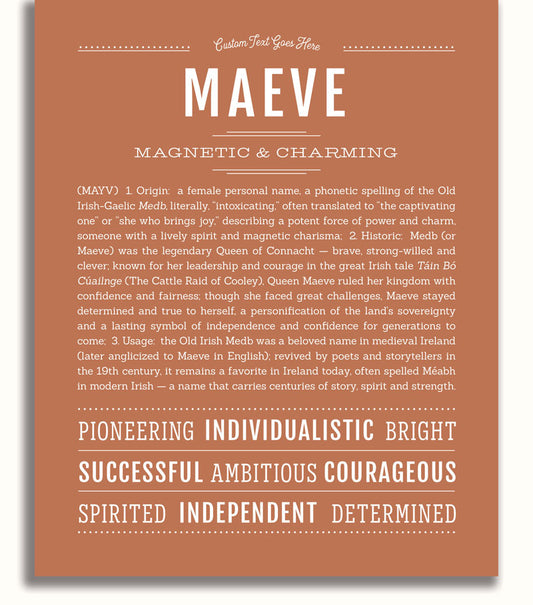Frame Options | Terra Cotta | White Frame, Matted