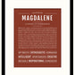 Frame Options | Bordeaux | Maple Frame, Matted