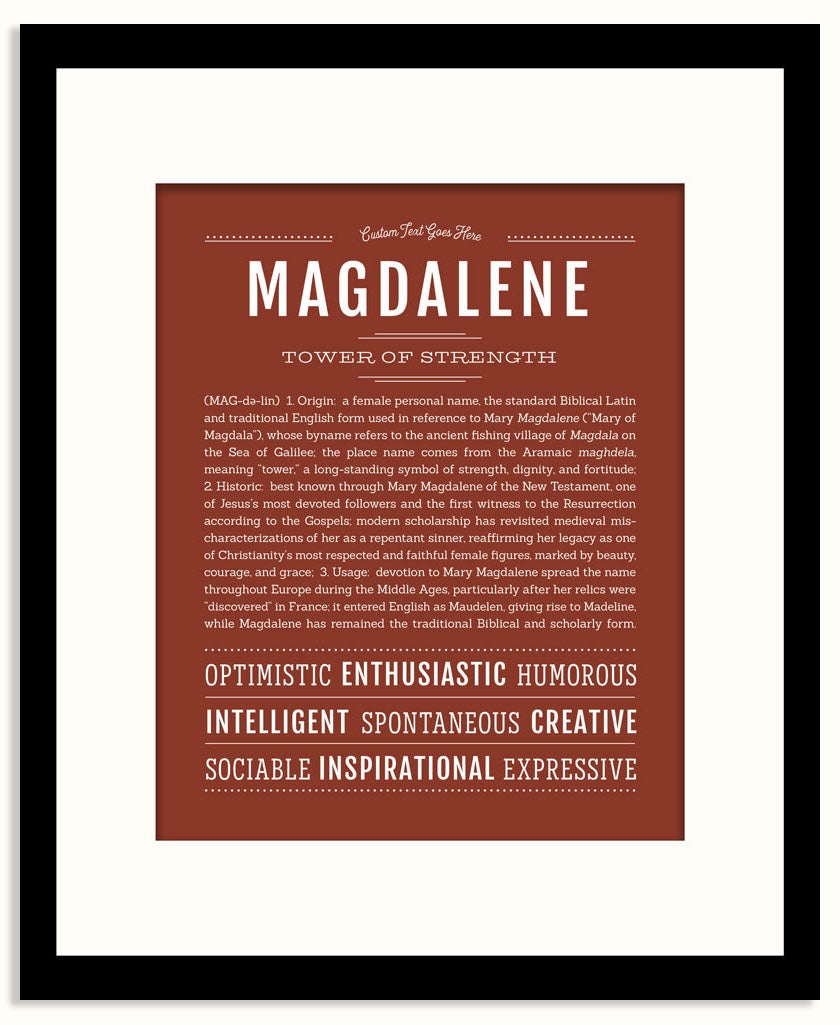 Frame Options | Bordeaux | Maple Frame, Matted