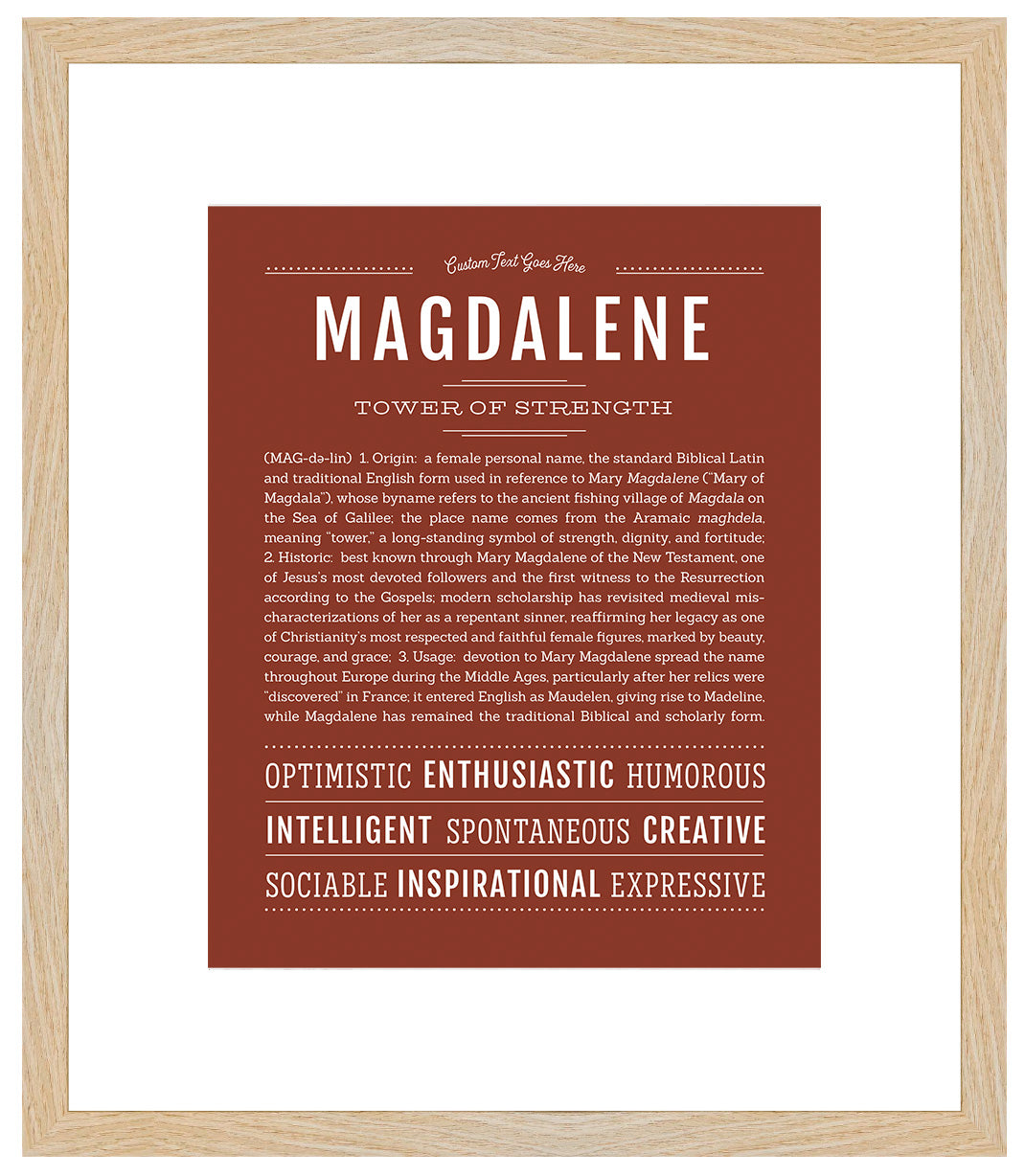 Magdalene | Name Art Print