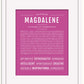Frame Options | Dark Pink | Black Frame, Matted