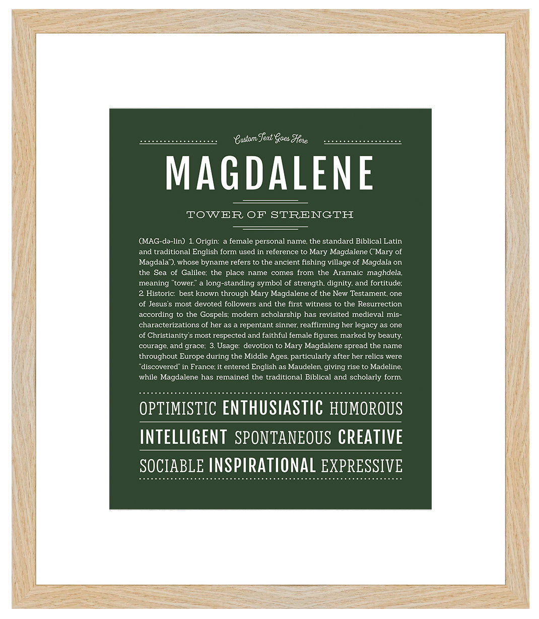 Magdalene | Name Art Print