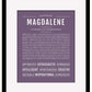 Frame Options | Deep Purple | Maple Frame, Matted