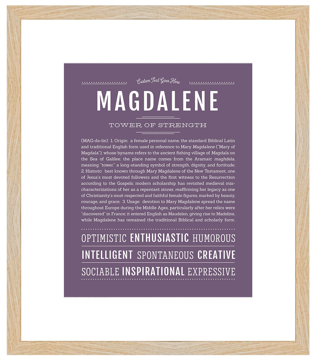 Magdalene | Name Art Print
