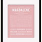 Frame Options | Dusty Rose | Maple Frame, Matted