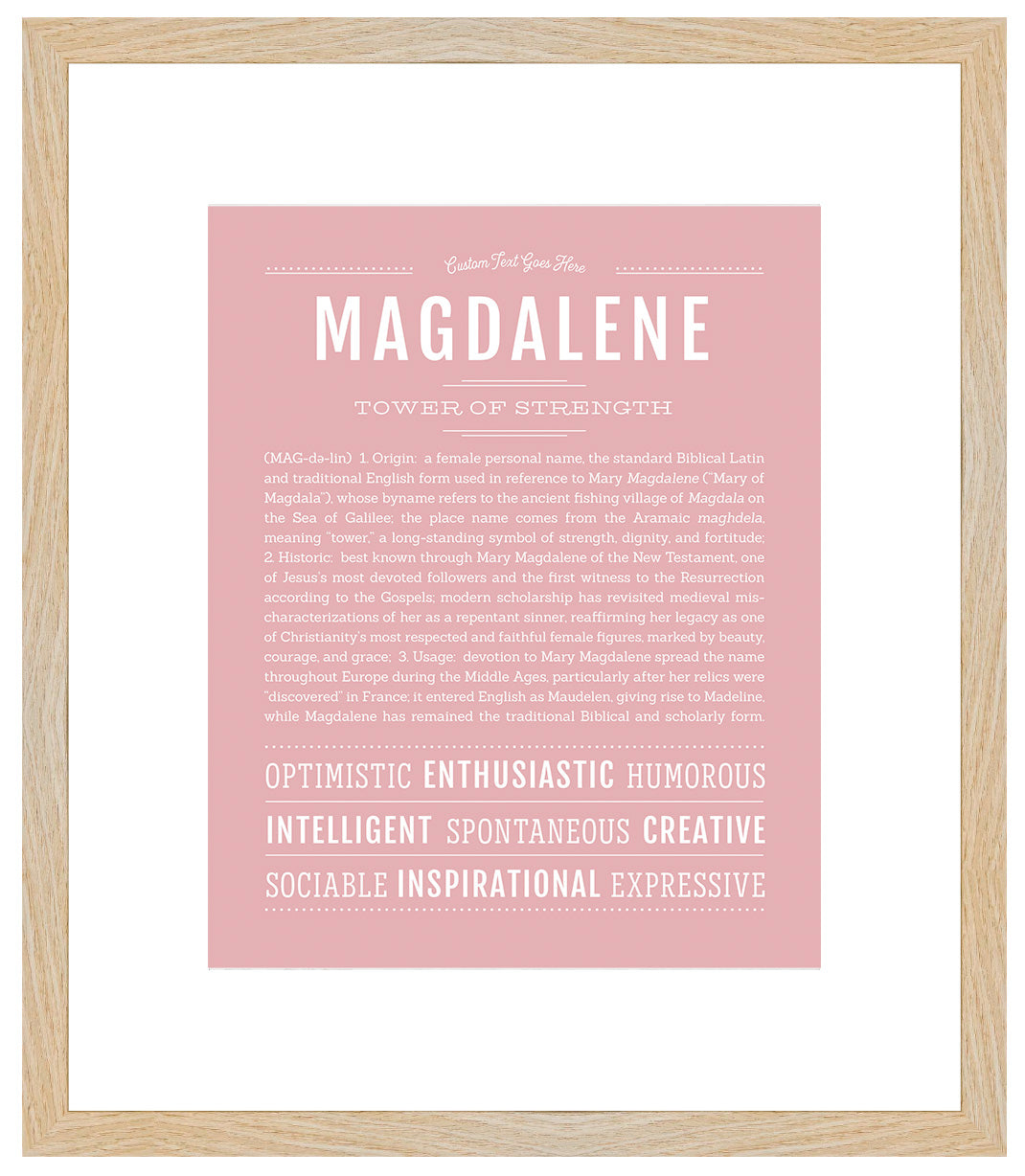 Magdalene | Name Art Print