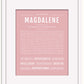 Frame Options | Dusty Rose | Black Frame, Matted