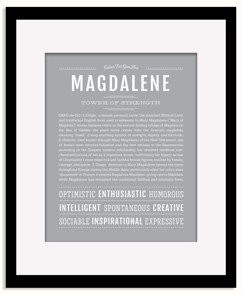 Frame Options | Light Gray | Maple Frame, Matted