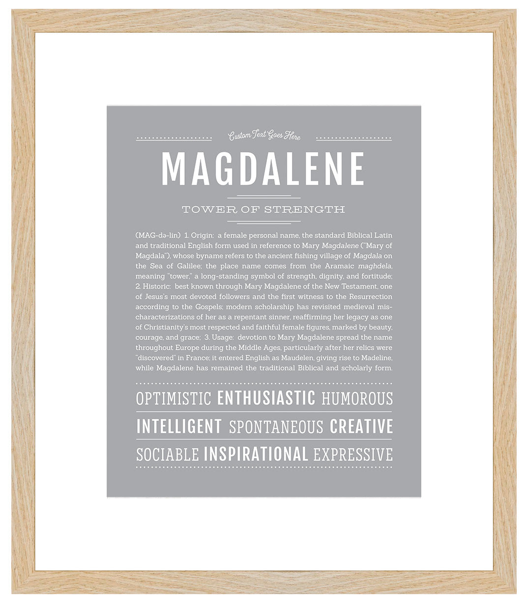 Magdalene | Name Art Print