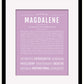 Frame Options | Lilac | Maple Frame, Matted