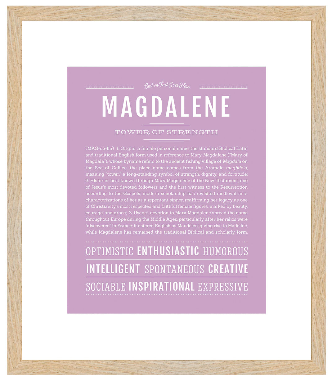 Magdalene | Name Art Print