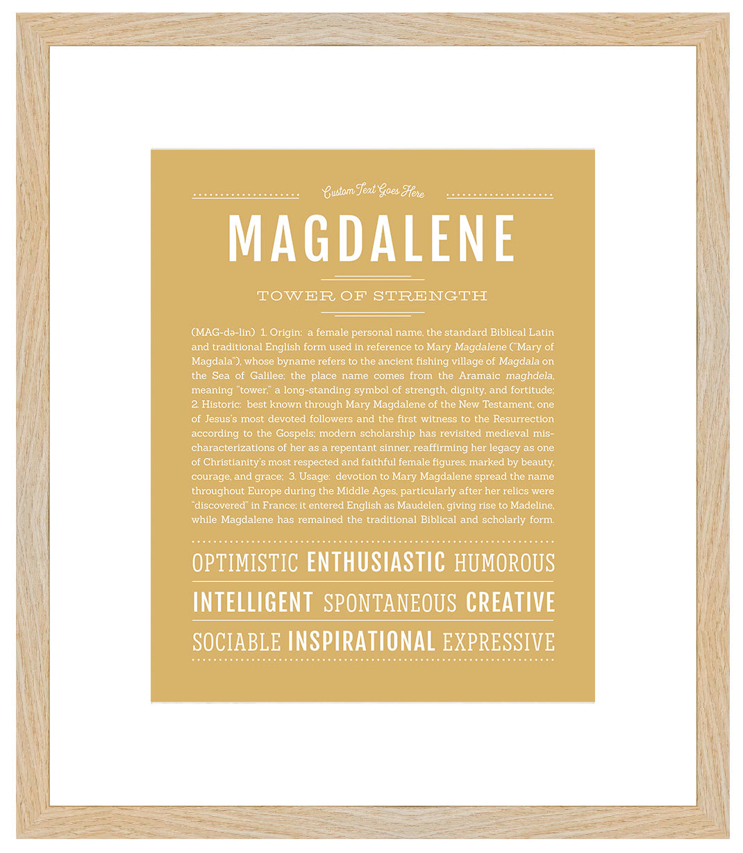 Magdalene | Name Art Print