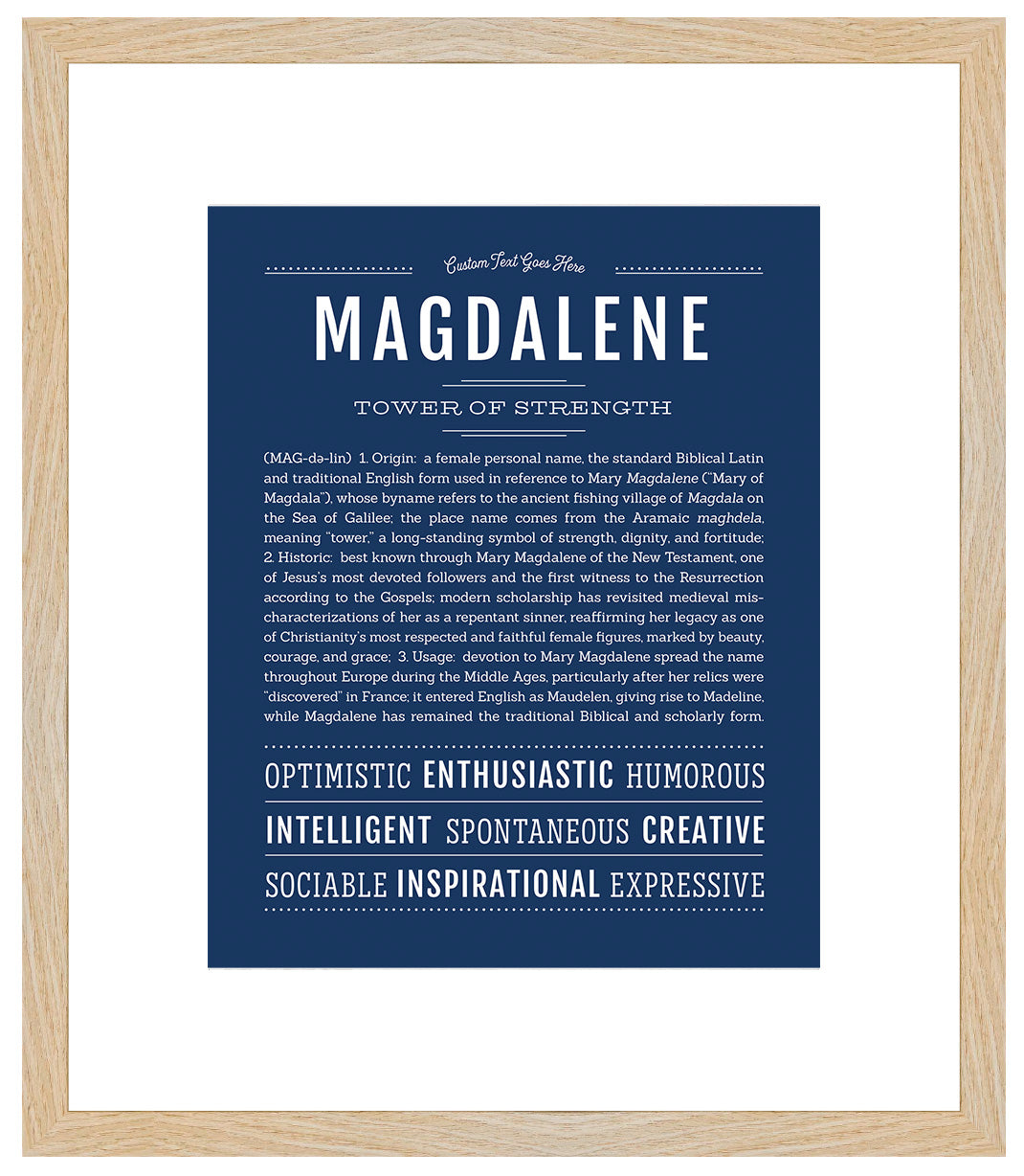 Magdalene | Name Art Print