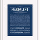 Frame Options | Midnight Blue | Black Frame, Matted