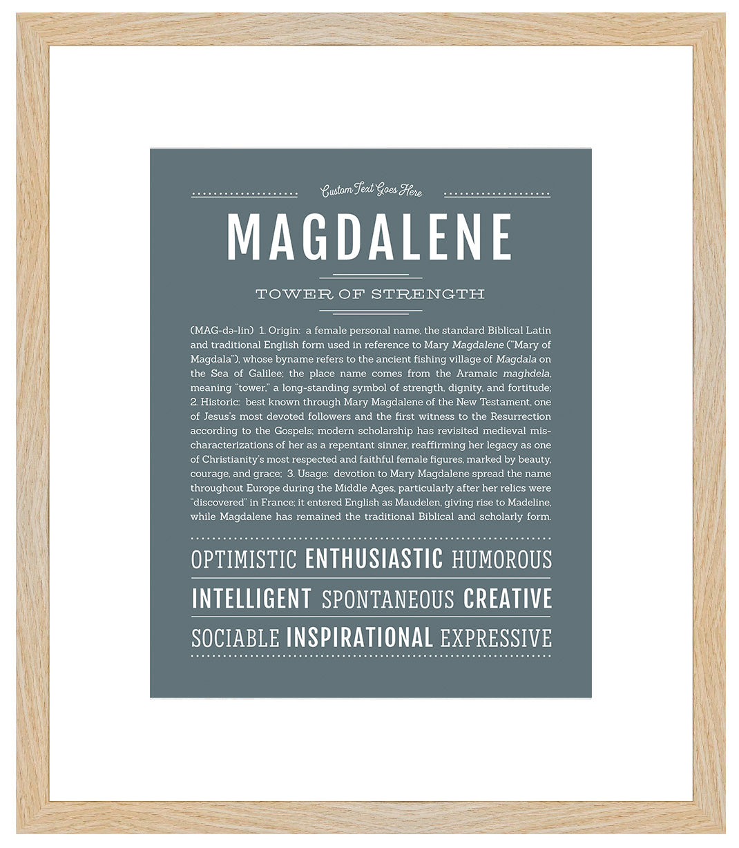Magdalene | Name Art Print