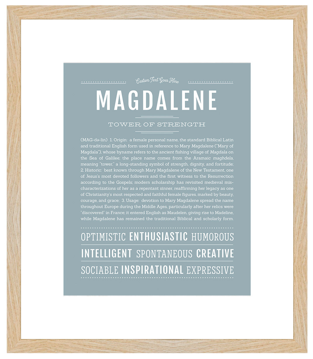 Magdalene | Name Art Print