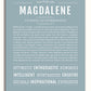 Frame Options | Powder Blue | White Frame, Matted