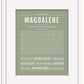 Frame Options | Sage | Black Frame, Matted