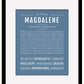 Frame Options | Steele Blue | Maple Frame, Matted