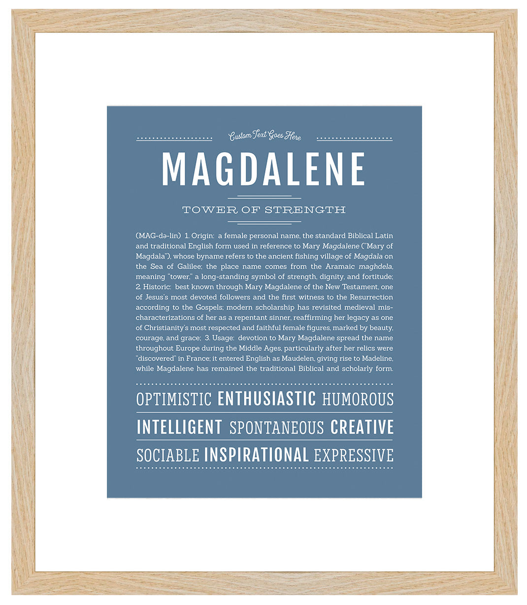 Magdalene | Name Art Print