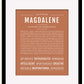 Frame Options | Terra Cotta | Maple Frame, Matted