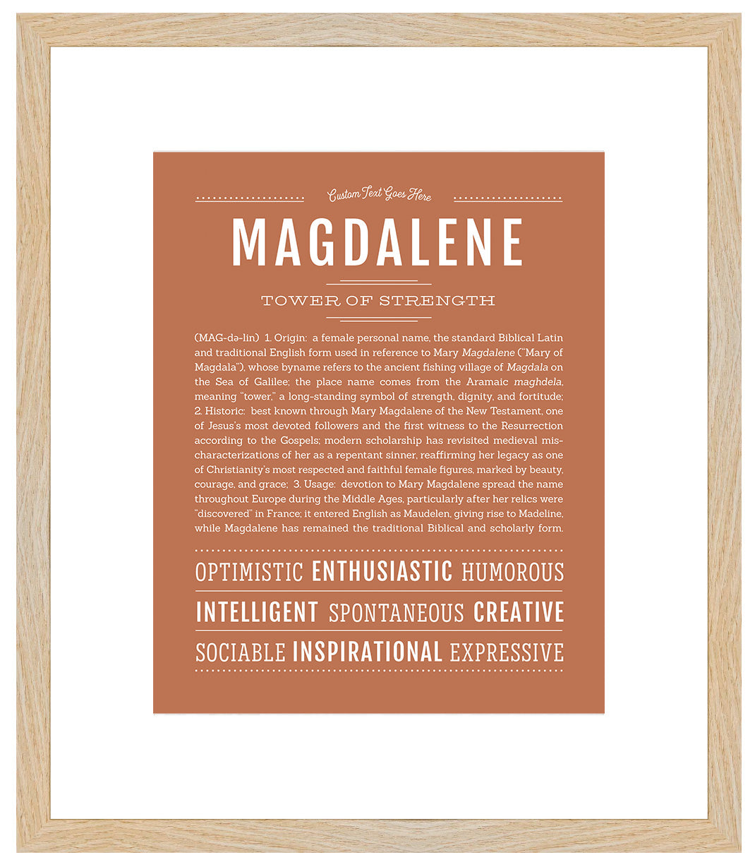 Magdalene | Name Art Print