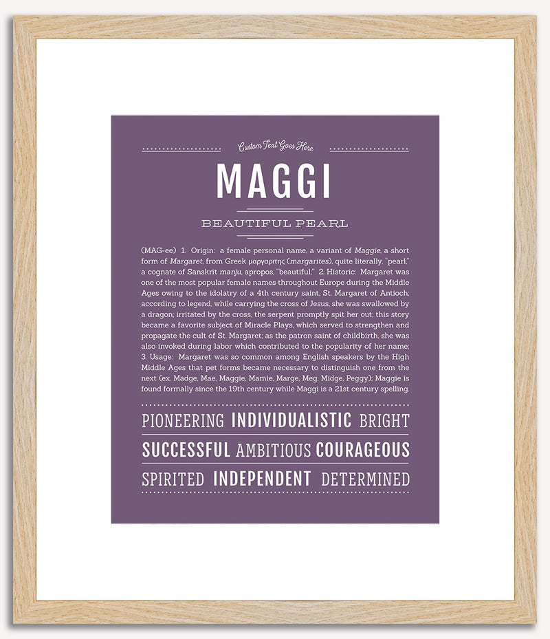 Maggi | Name Art Print